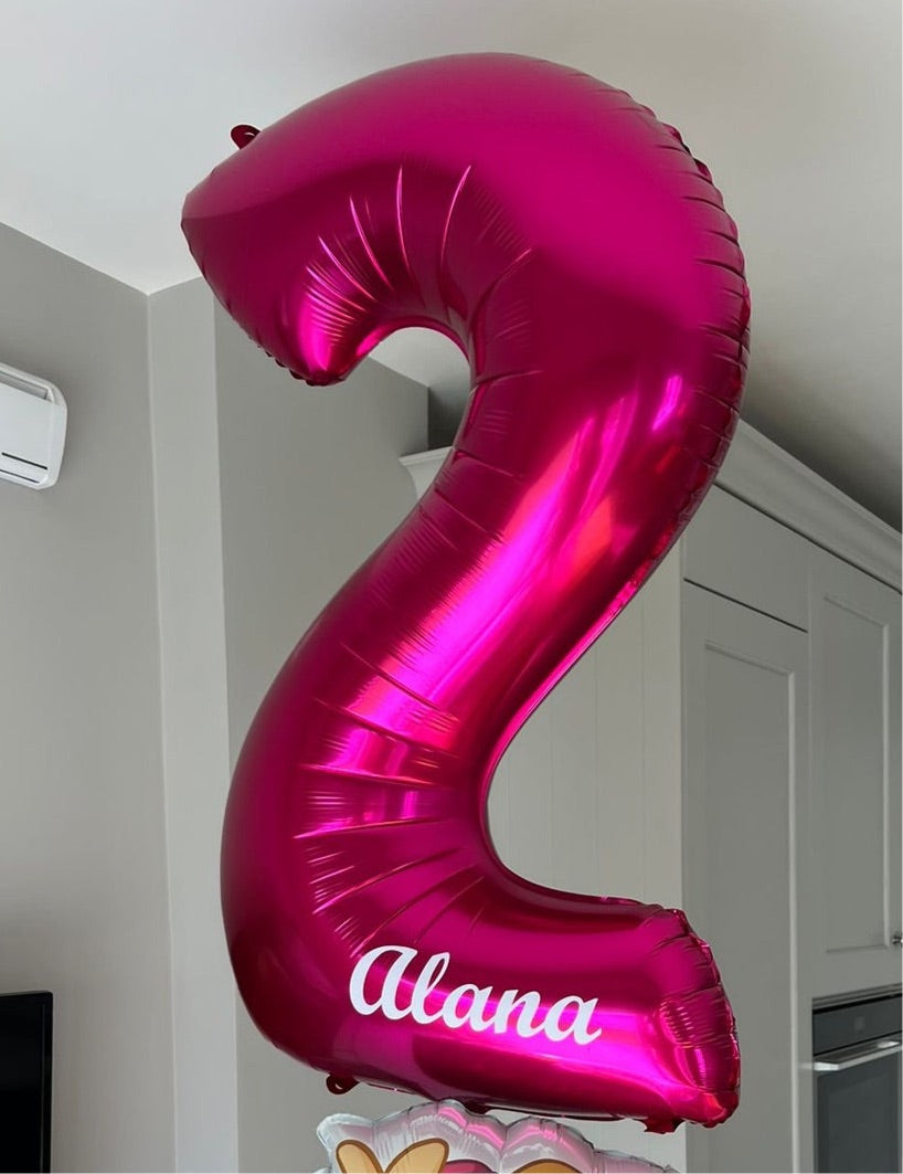 Personalised Number Ballons - Sweetmamas.ie